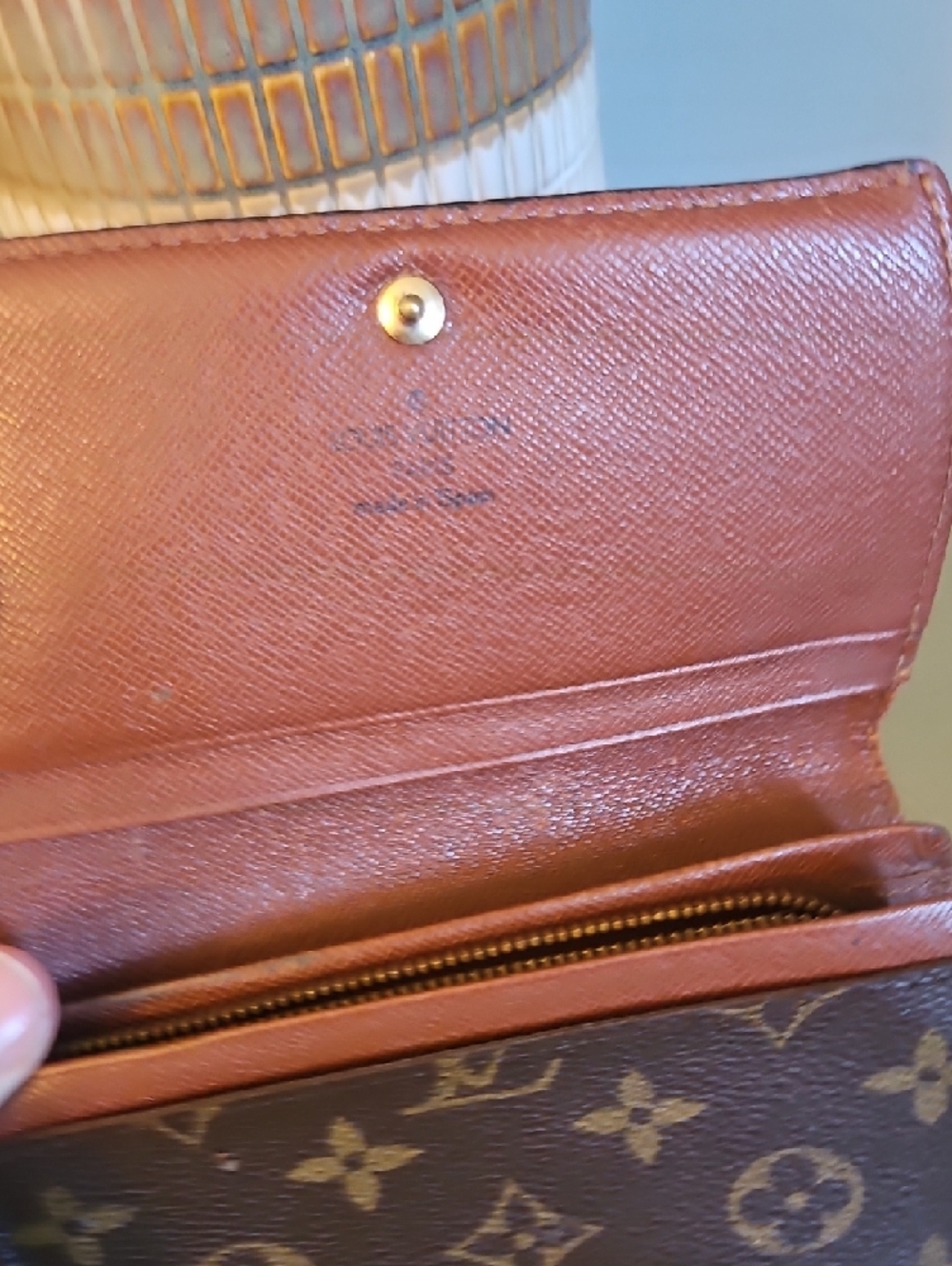 Louis Vuitton Monogram Canvas Trifold Wallet in Brown - Picture 4 of 6
